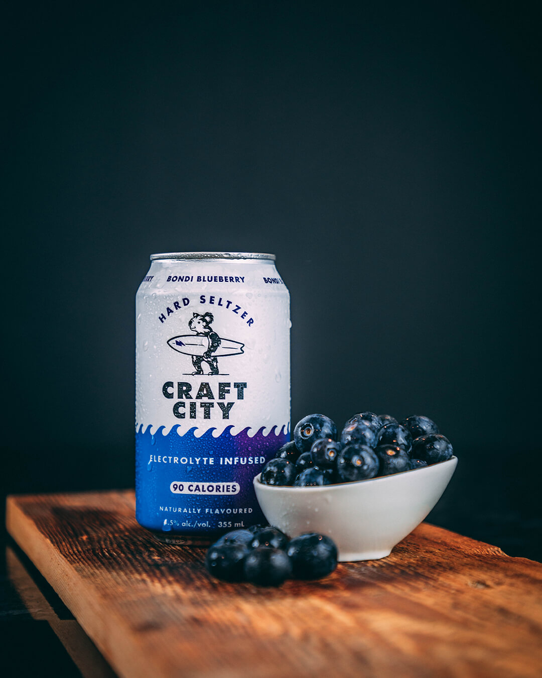 craft city blueberry hard seltzer